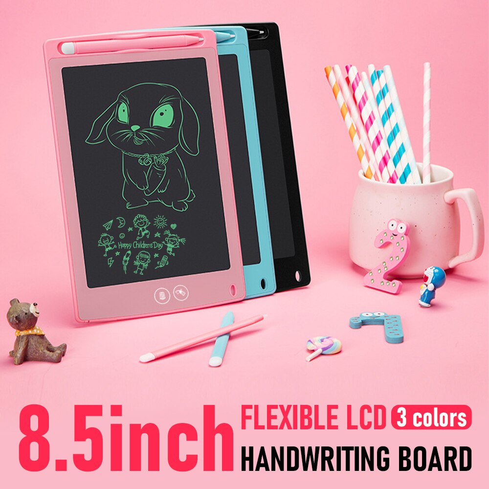 8.5/10/12 inch LCD Writing Tablet Partially Erasing Drawing Board Electronic Thick Pen Highlight Pads DIgital Tablets