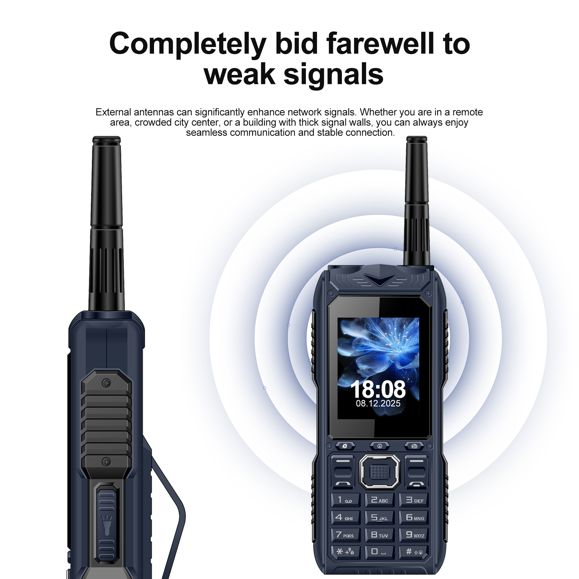 SERVO S555 PRO 2G GSM Multi-functie mobiele telefoon 4 simkaart Gespreksopname Blacklist Zaklamp 2,4 "scherm Mobiele telefoon FM-radio