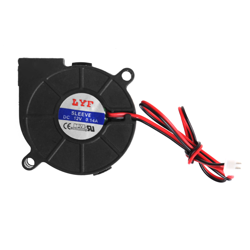 Ventilador de refrigeración de 2 pines para PC, 50mm x 15mm, CC de 12V, 0.14A, 5015, y