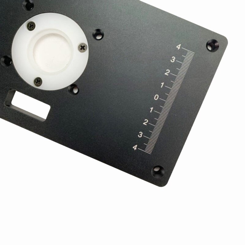 Aluminum Router Table Insert Table Plate w/ 3 Rings For Woodworking Benches Router Table Plate For RT0700C