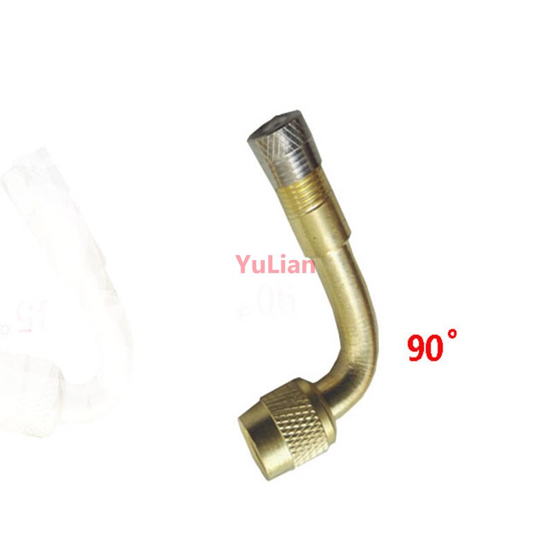 1Pc 45/90/135 Graden Air Tyre Kleppen Voor Vrachtwagen Motorfiets Fietsen Accessoires Adapter Auto Klep Uitbreiding Stem Messing hoge Kwal