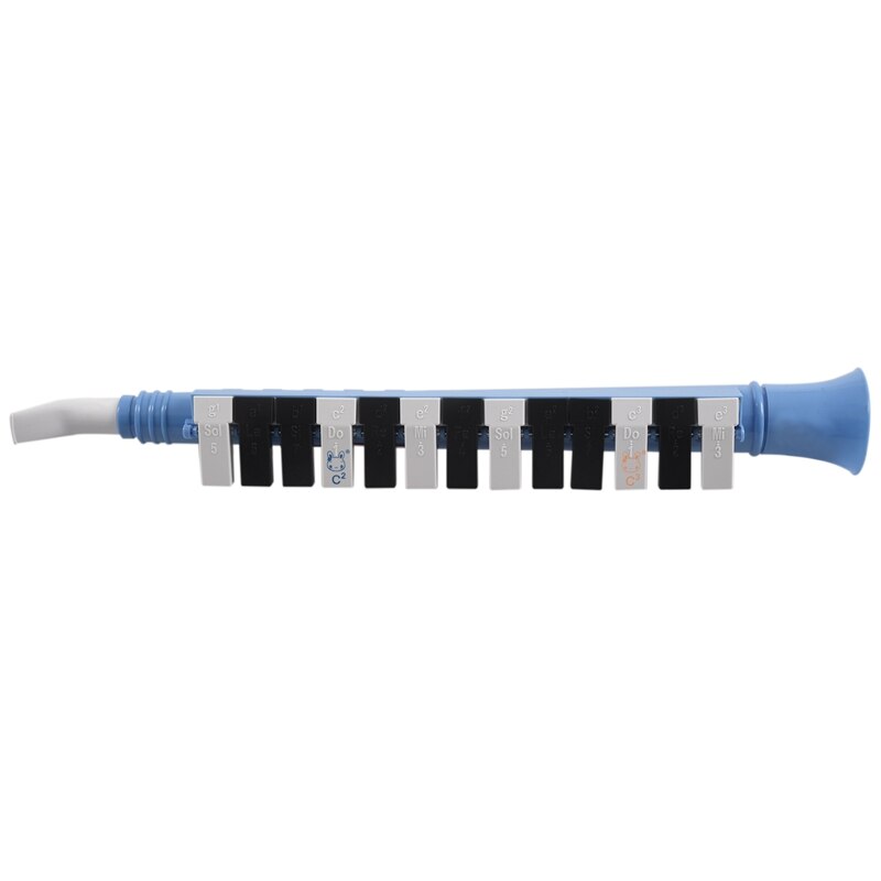 Blauw 13 Keys Opmerking Melodica Mondharmonica Draagbare Wind Piano: Default Title