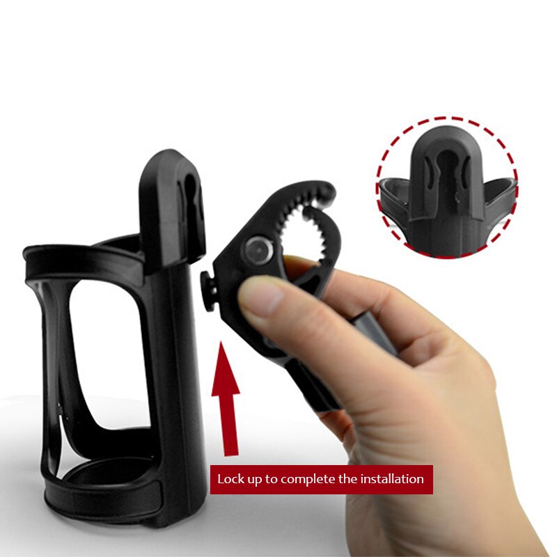 Portavasos para cochecito de bebé, soporte Universal para botella, 360 giratorio, funda de transporte, carrito para botella de leche