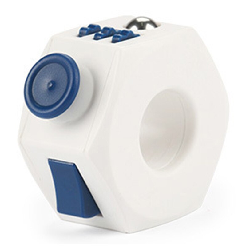 Fidget Speelgoed Min Kubus Speelgoed Vinyl Bureau Vinger Speelgoed Squeeze Fun Stress Reliever: Donker Kaki