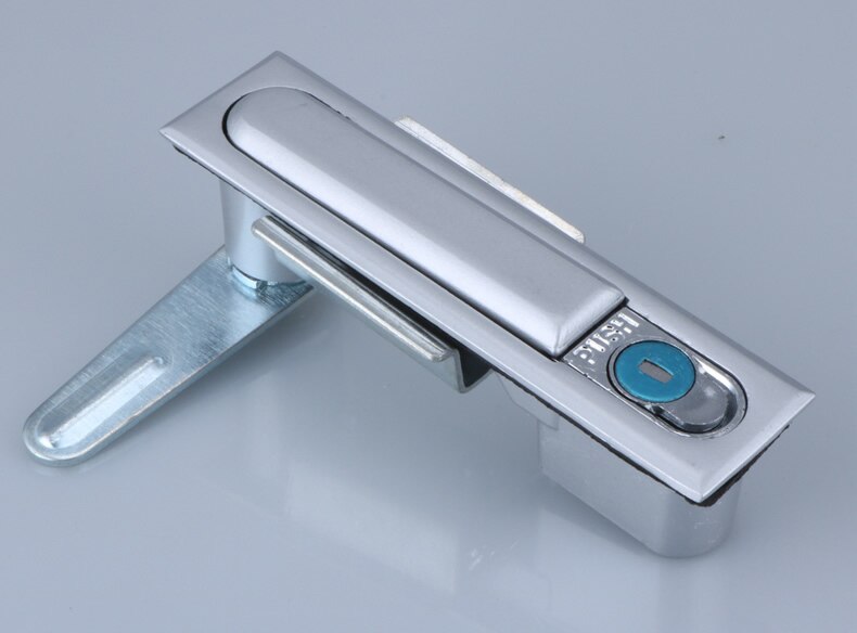 Factory Outlet,black,silver Square Plane lock,ms 818,Distribution box cabinet door locks,Industrial Machinery and Equipment lock: Silver