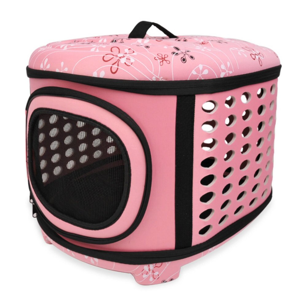 Blauw & Transparant Deksel Pet Hond Puppy Kat Dragers Mand Tas Kooi Draagbare Reizen Kennel Training Box