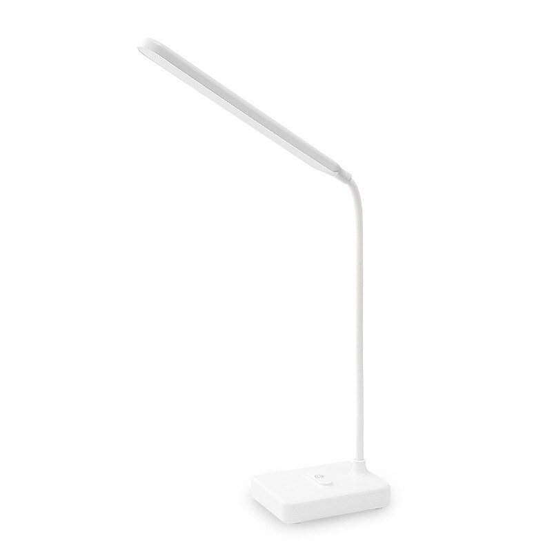 Led stativ skrivebordslampe moderne kontor læsebord lys berøringsafbryder bøjning usb stik i arbejdsdæmper led bordlamper til soveværelse