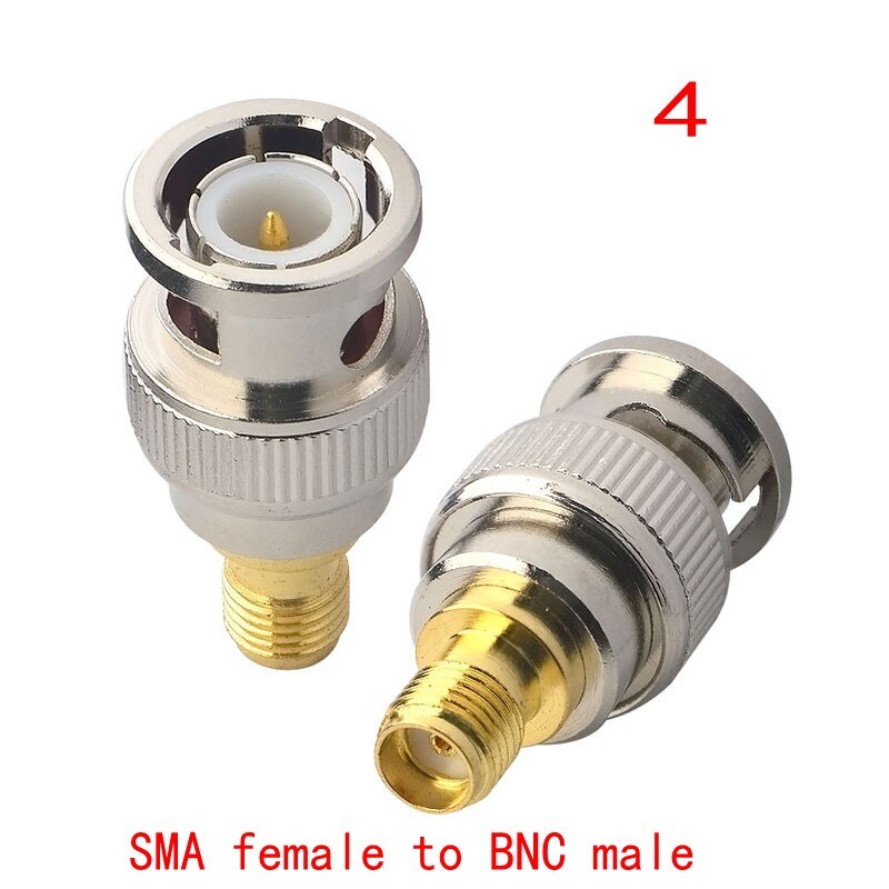 1 set 12dbi Dual band WIFI Antenna 2.4G 5G 5.8Gh SMA Male Booster+SMA female to ts9 CRC9 N F BNC TNC TV male female Adapter: 4