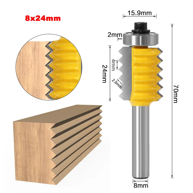 Brand New multi-tooth czop wspólne frezowanie drewna linia tnąca frez dłutowanie frez typ fali łączenie narzędzia do obróbki drewna: > 32mm