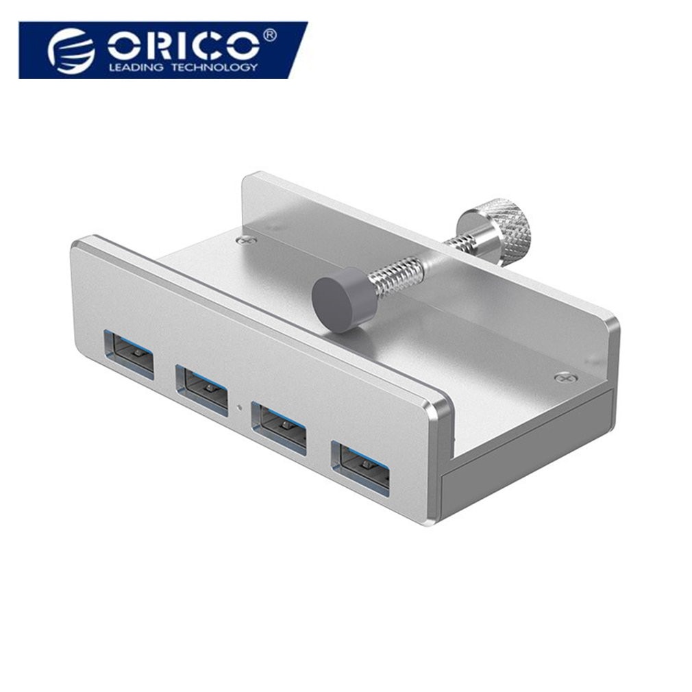 Orico Aluminium 4 Poorten Usb 3.0 Clip-Type Hub Hub Voor Desktop Laptop Clip Bereik Snap-On Uitbreiding multi-Interface