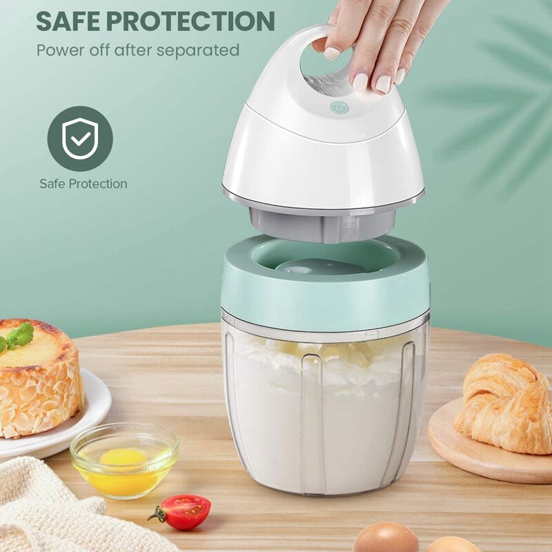 ！-Mini Mixers Kitchen Electric Stand Mixer, Portable 900Ml Small Stand Mixer for Baking Cake Egg Cream Food