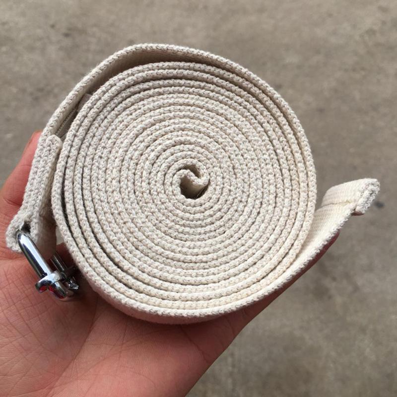 3m/9.8ft dames yoga stretch band d-ring riem fitness oefening gym touw figuur taille been weerstand fitness banden katoen
