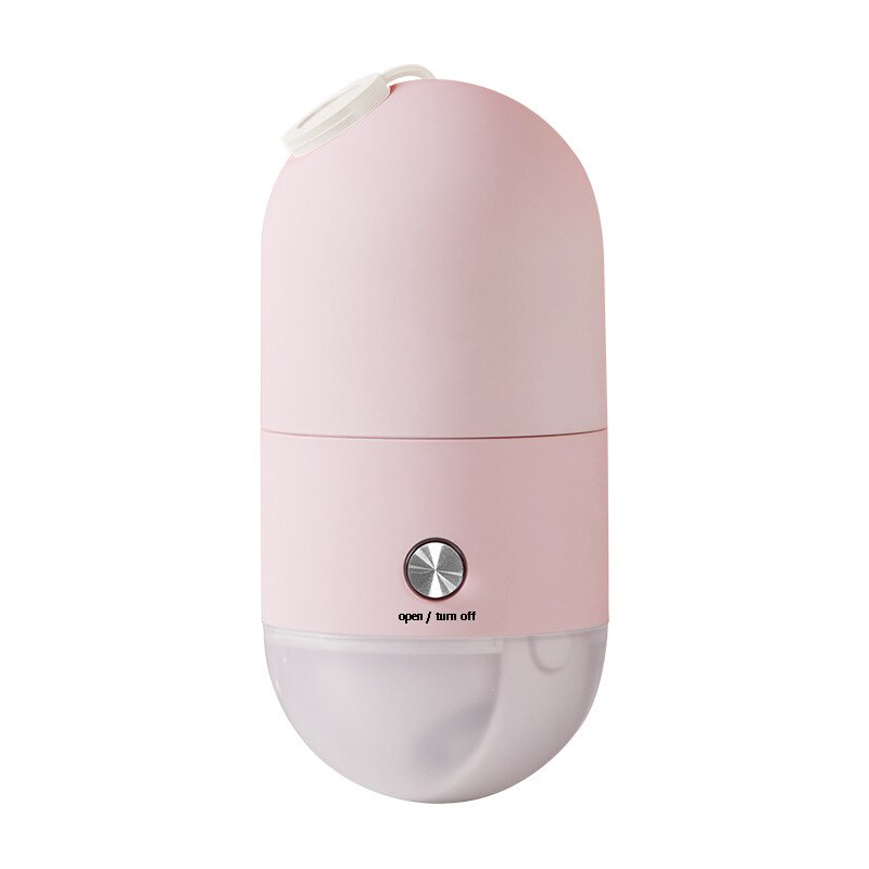 Plancha de vapor portátil para viaje, vaporizador de ropa recargable por USB, plancha eléctrica de mano para planchar ropa: PINK