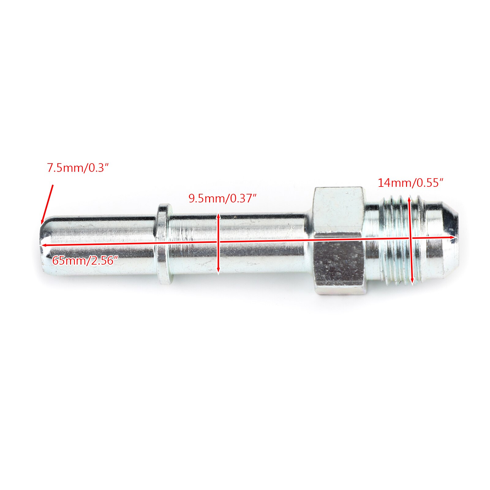Artudatech 640940 Push On Quick Disconnect EFI Fuel Fitting Connector -6 AN Male to 3/8 SAE