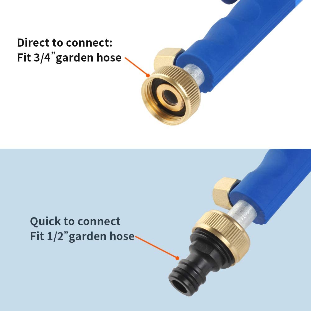 Draagbare Hoge Druk Waterstralen Metalen Jet Tuin Sprinkler Slang Spray Washer Cleaning Tools Wasstraat
