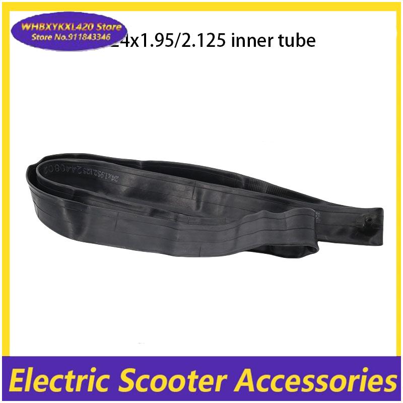 Bicycle Inner Tube 24inch For BMX Folding Bike Tire MTB 24X1.95/2.125 Bike Tires Tube: Ivory