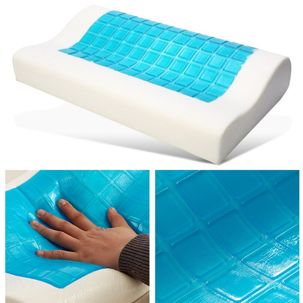 55x3 5 Cm/40X60 Cm 3 Size Cooling Traagschuim Cervicale Kussen Gel Stevig Hoofd Hals