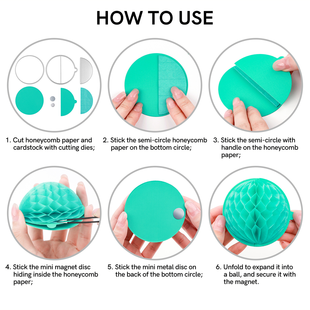 Almohadillas de papel de panal para manualidades 3D DIY y tarjetas emergentes Almohadillas de tejido de panal Colores surtidos para proyectos de manualidades Cumpleaños Añadir diversión