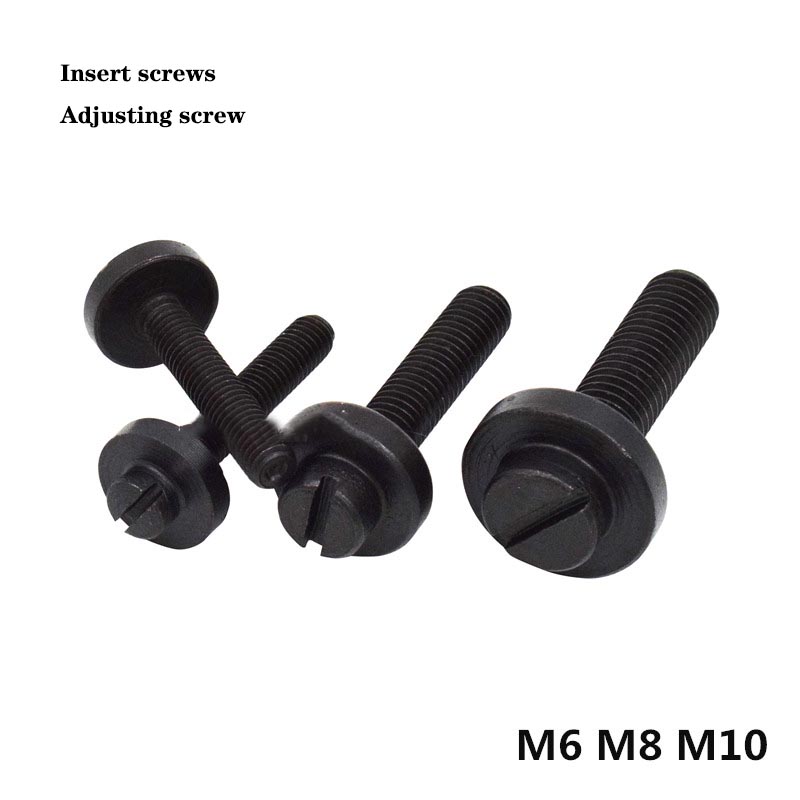 Hard Guide Rail Oblique Iron Strip Milling Machine Brake Iron Adjustment Screw M10 CNC Lathe Machine Tool Line Screw M6 M8 Screw