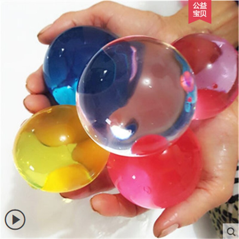 10 Stck Große Hydrogel Kugeln Perle Geformt Sehr Große 13-17mm Kristall Boden Wasser Perlen Schlamm Wachsen Ball hochzeit Dekor Wachsenden Lampen