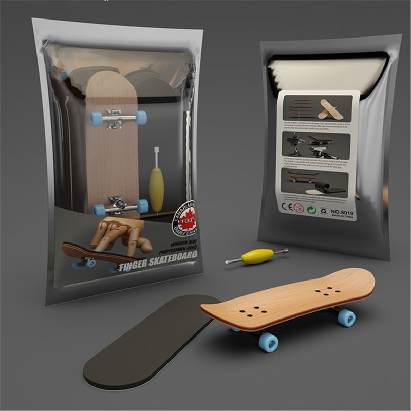 Vinger Skateboard Houten Toets Speelgoed Professionele Stents Vinger Skate Set Of Een Set Vrachtwagens Met Tool Voor Toets Skate