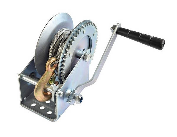 Manual winch 1400 LB winch of wire rope