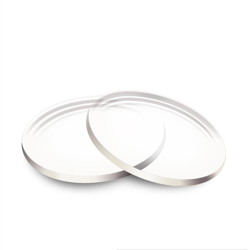 1,67 índice receta CR-39 resina gafas lentes asféricas Anti-reflejos UV400 protección hipermetropía lente óptica L025