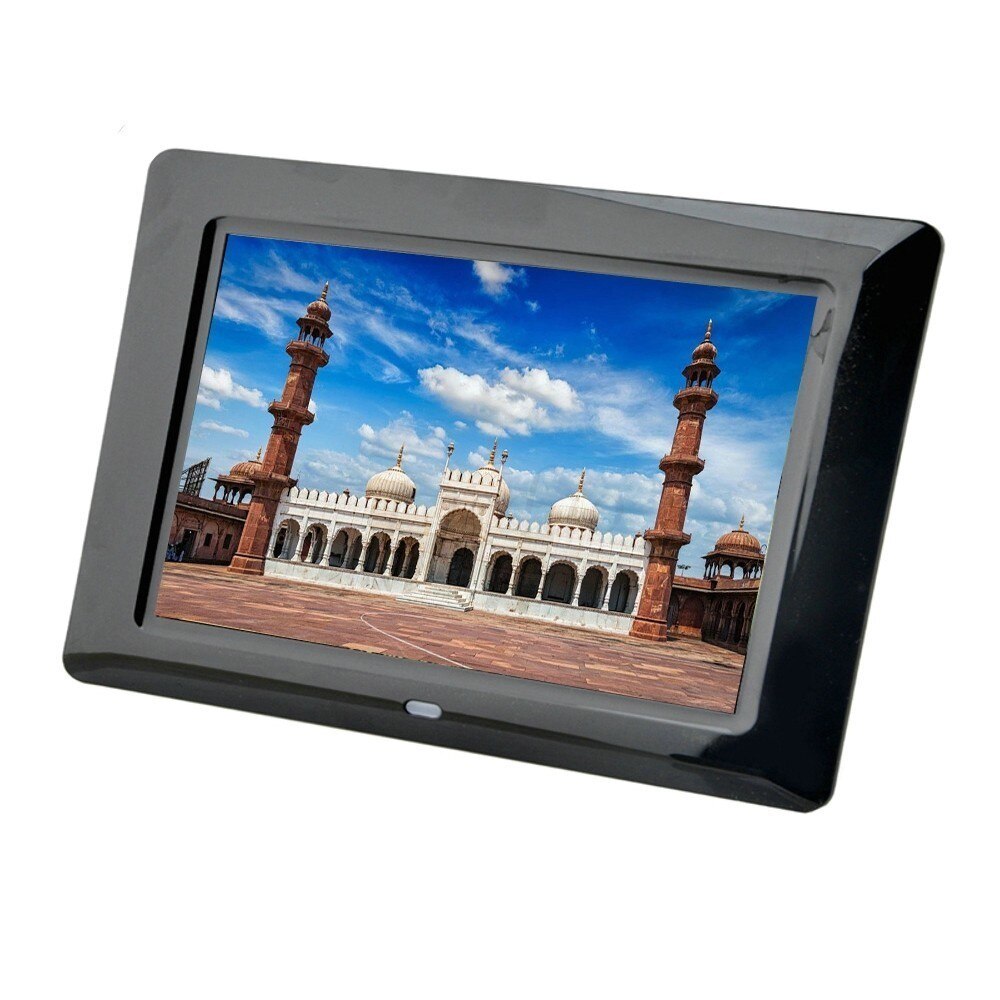 7 zoll Digitaler Bilderrahmen LED-hintergrundbeleuchtung hoch-Definition 800X480 Elektronische Album Bild Musik Video Porta Retrato Digital