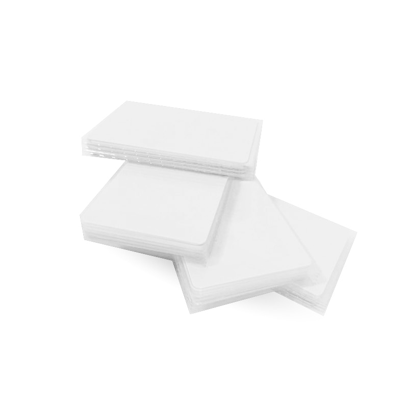Tarjeta de identificación inteligente RFID de proximidad, 125khz, grabable, regrabable, 5200 T5577, color blanco, 10 unids/lote