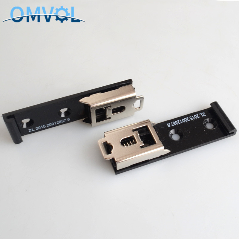 1PC 35mm DIN Rail fixed clamp fasten clip