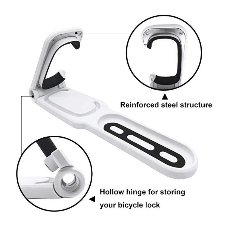 2 Pack Foldable Vertical Bike Rack, Wall Mounted B... – Grandado