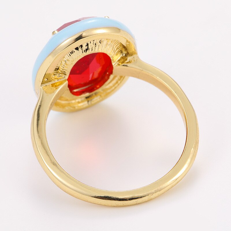 Onregelmatige Geometrische Vierkante Ronde Kleurrijke Crystal Rhinestone Zirkoon Druipend Olie Vinger Ring Voor Vrouwen Bruiloft Sieraden