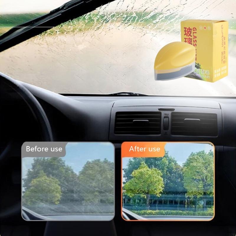 37MA Pulizia del vetro auto Lucidatura Cura Automotive Parabrezza Rimozione della pellicola olio Mouse Spazzola per