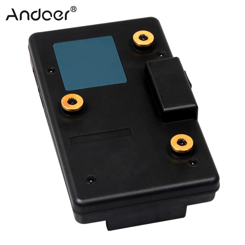 Andoer Converter Plaat Mount voor V-Mount Batterij Anton Bauer Gold voor Sony Batterij voor Camera A-GP-S