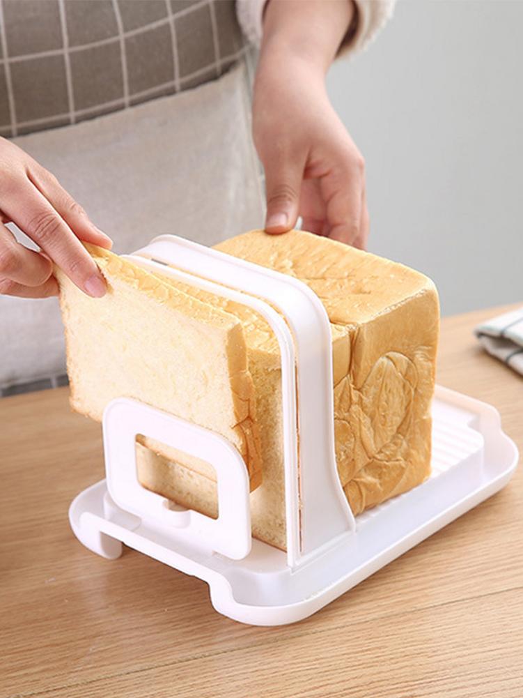 Broodsnijmachine Toast Vierkante Brood Snijden Rack Bakken Tool Brood Mes Sandwich Skiving Machine Keuken Gids Keuken Accessoires