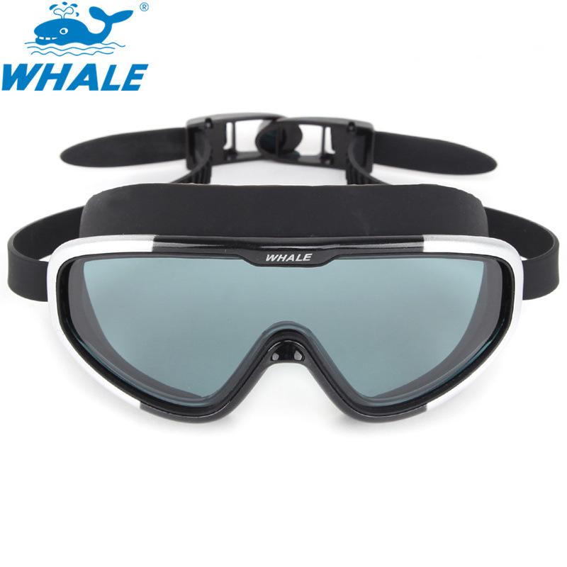 Baleine-lunettes de natation professionnelles, en Silicone, souples, étanches, Anti-buée, anti-uv, pour hommes et femmes: NO.2