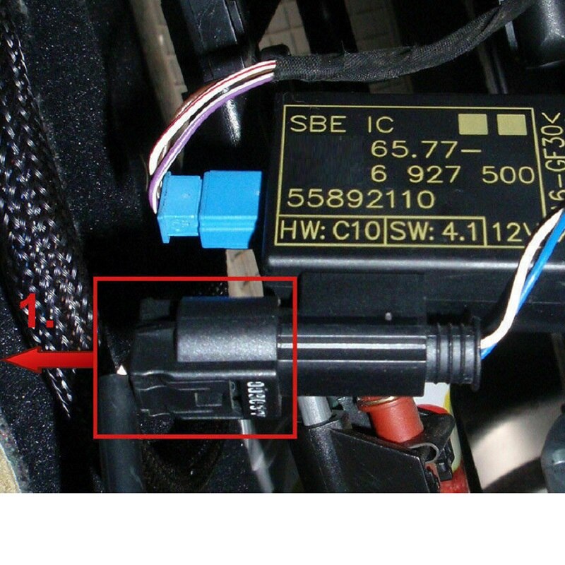Voor Bmw Passenger Seat Bezetting Mat Bypass Connector Sensor Emulator Airbag 2 Pin Plug Connector Auto Accessoires