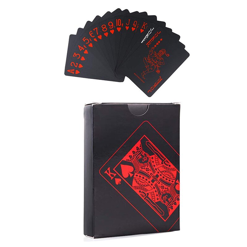 Waterproof Playing Cards Collection Plastic Decks Card Table Games Family Game Poker Cards NSV775: A