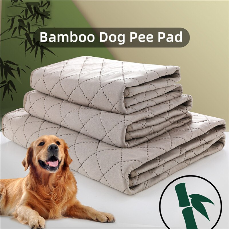 Tapis de pipi lavable en Polyester pour chien et chat, tapis très absorbant, étanche, tapis d'entraînement pour chiot, réutilisable, boîte à litière propre