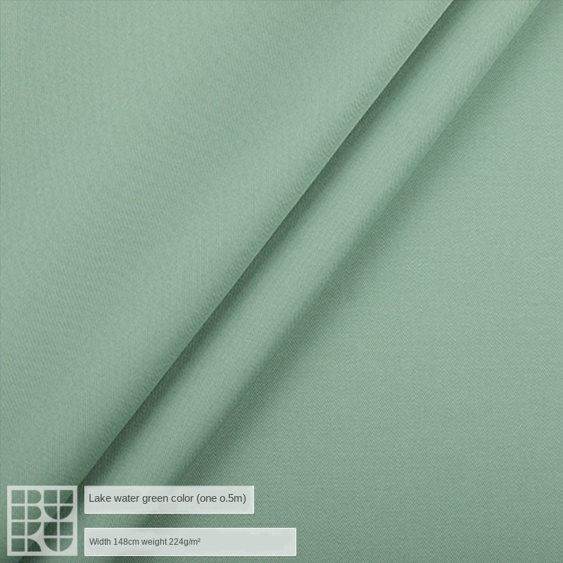 Bred 59 " 32s twill stof kæmning 100%  bomuldsmateriale forår og sommer windbreaker bukser nederdel kjole diy stof: Søgrøn