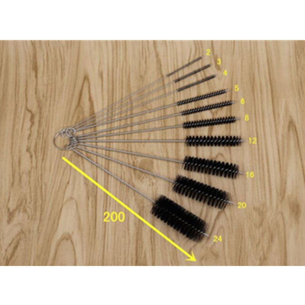 10Pcs/set Nylon Baby Bottle Test Tube Cleaning Brushes For Laboratory Supplies Teapot Nozzle Clean Tool