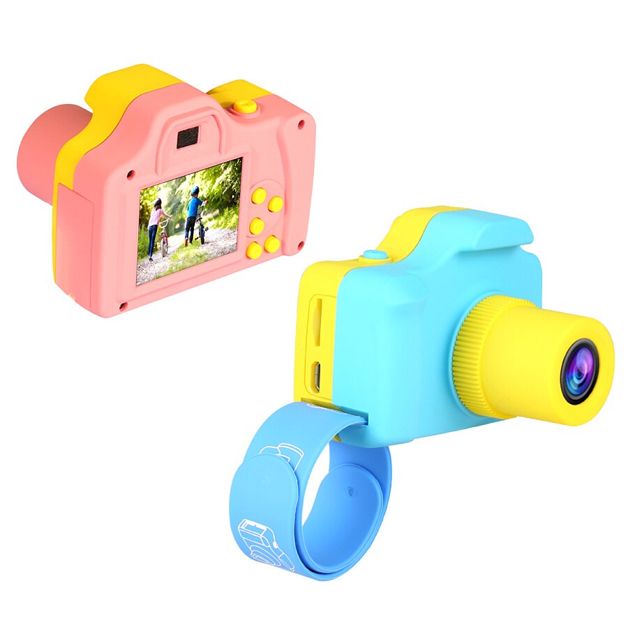 Winait 5MP kids digitale video camera mini 1.77 ''TFT display DIY roze leuke camera digitale compacte camcorder