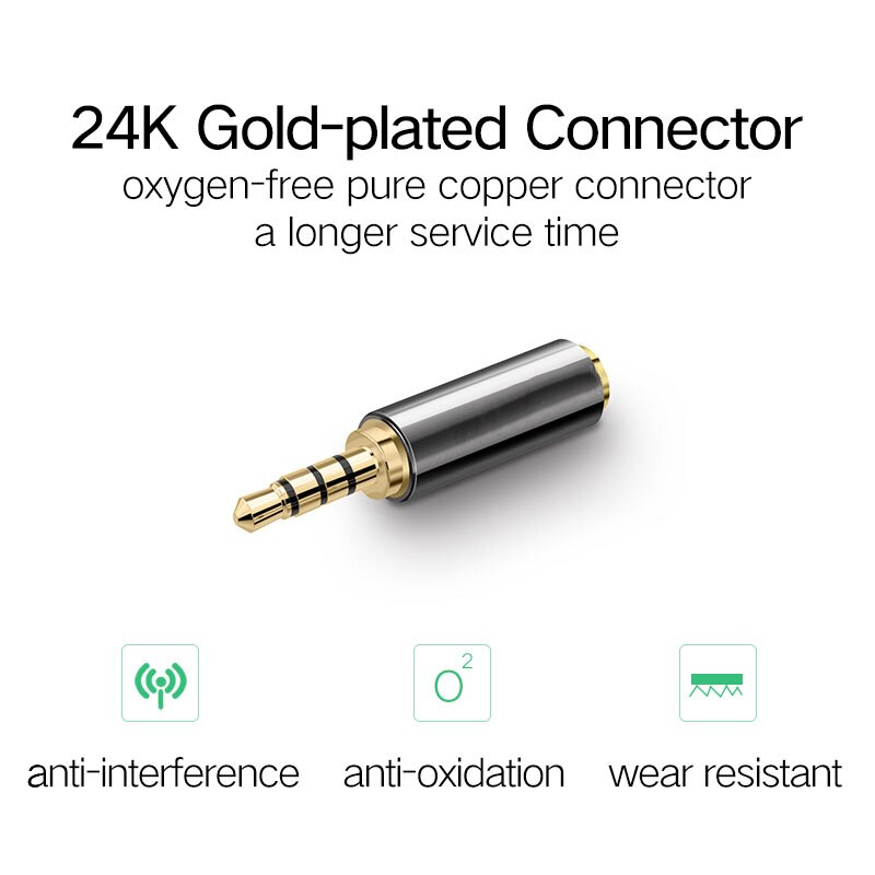 Osevporf Jack 3.5 Mm Naar 2.5 Mm Audio Adapter 2.5 Mm Male Naar 3.5 Mm Vrouwelijke Connector Voor Aux luidsprekerkabel Hoofdtelefoon Micphone