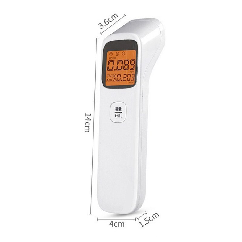 3-In-1 Digital Air Detector Portable Formaldehyde Detector Aqi Hcho Tvoc Monitor Smart Calibration Accurate Gas Analyzer