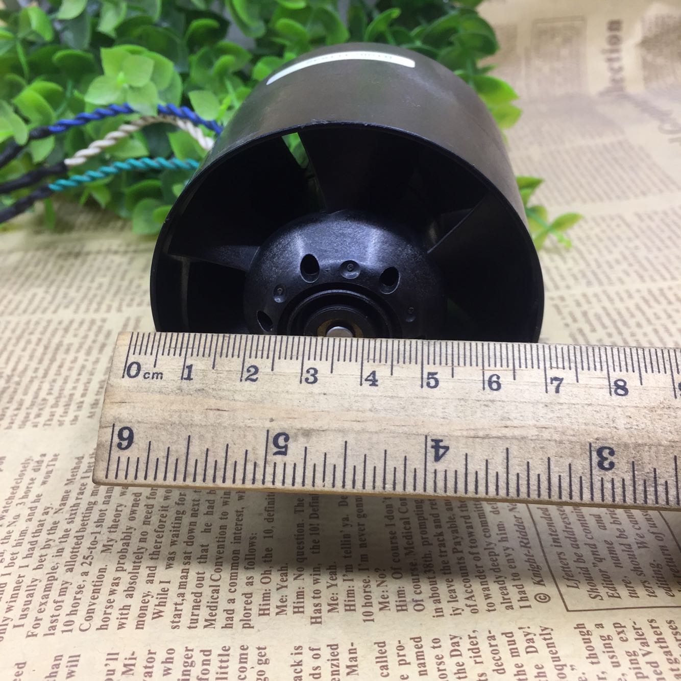 Violent All-plastic Ducted Fan Inner Rotor DC Brushless Motor High-speed Turbo Fan 12V 7A