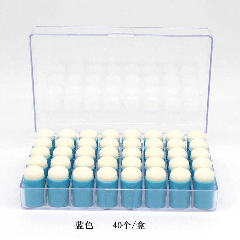 Smear coloring tool Transparent seal rubber stamp DIY album smear cardboard Material brush color sponge finger sleeve: B