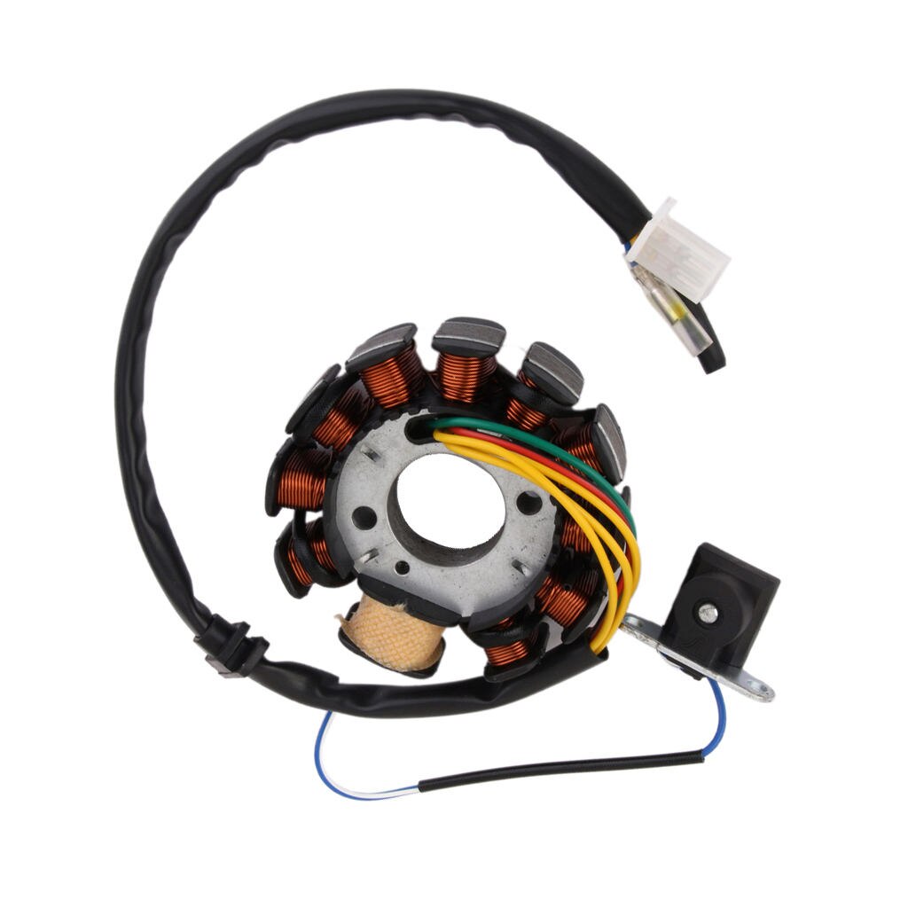 Zapłonu magneto stojan płyta 11 polak wysokiej jakości dla Honda GY6 125 150