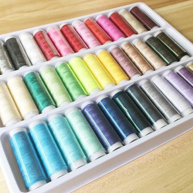 39 Colors Handmade Sewing Thread Polyester Thread Home Embroidery Sewing Supplies DIY Handicraft Tool Hand Stitching Thread