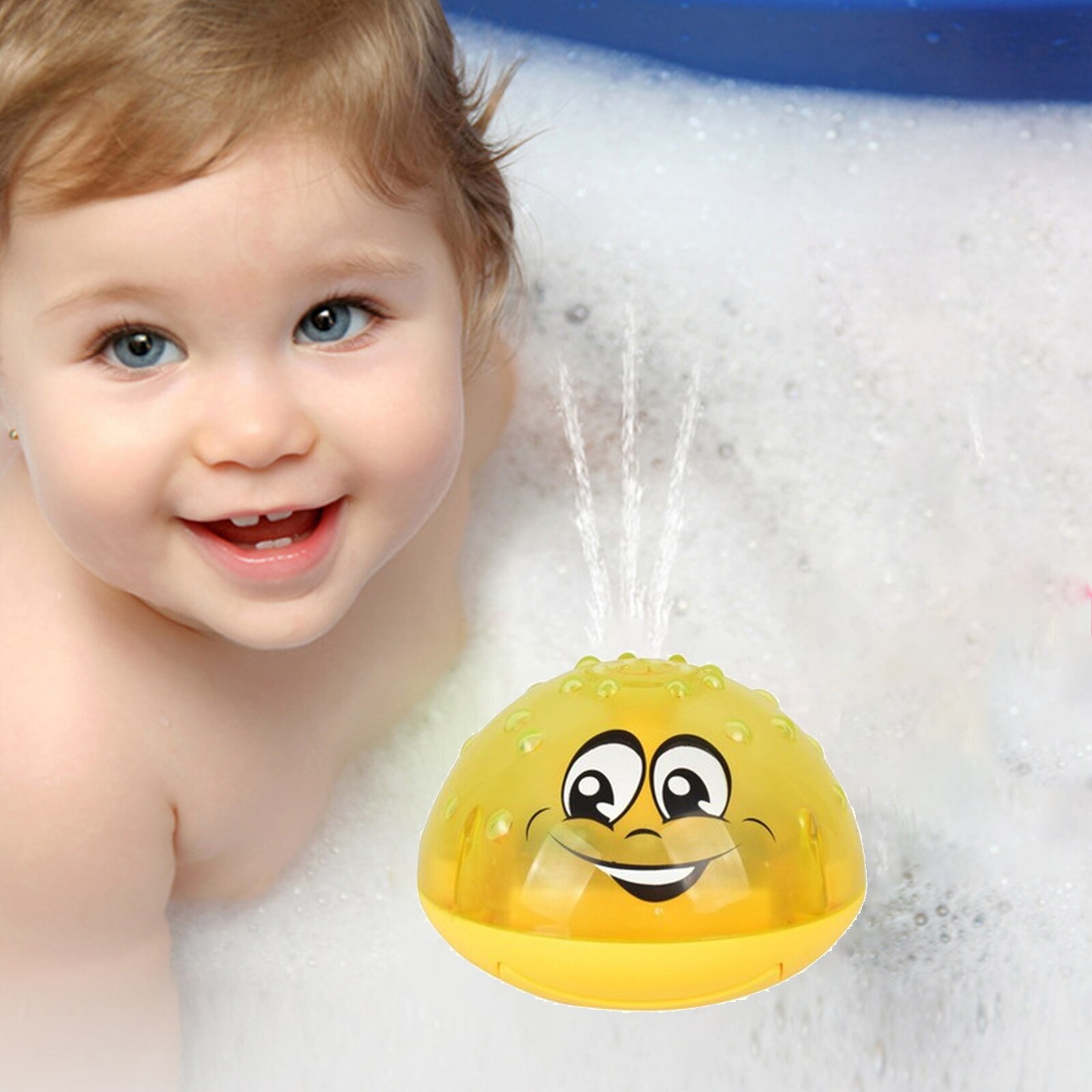 Baby Schlecht Spielzeug SchöNe LED Blinkt Musical Ball Wasser Spritzen Sprinkler Baby Schlecht Dusche Spielzeug Für freundlicher Schwimmen Party