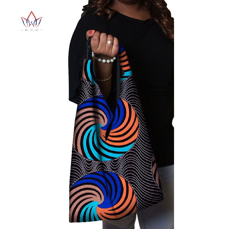 Bazin-sacs à main multi-couleurs pour femmes, sacoche Riche en tissu Jacquard 100% coton africain SP045: 4